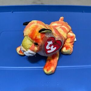 TY Beanie Baby, 2000 NWT, TIGER Zodiac Plush